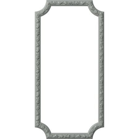 Ekena Millwork 24-in. W x 48-in. H Sussex Floral Panel Moulding Kit Single Panel PMLKSU24X48A